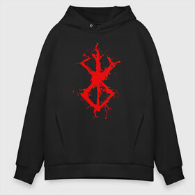 Мужское худи Oversize хлопок с принтом BERSERK в городе Новоалтайск, френч-терри — 70% хлопок, 30% полиэстер. Мягкий теплый начес внутри —100% хлопок | боковые карманы, эластичные манжеты и нижняя кромка, капюшон на магнитной кнопке | anime | berserk | heroes | knight | manga | аниме | берсерк | герои | манга | рыцарь