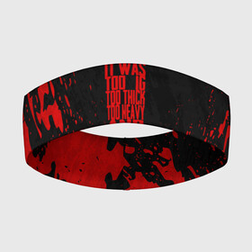 Повязка на голову 3D с принтом BERSERK sword red в городе Новоалтайск,  |  | anime | berserk | heroes | knight | manga | аниме | берсерк | герои | манга | рыцарь