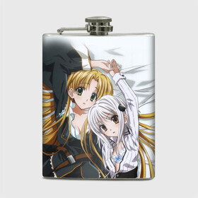 Фляга с принтом High School DxD в городе Новоалтайск, металлический корпус | емкость 0,22 л, размер 125 х 94 мм. Виниловая наклейка запечатывается полностью | high | school | азазель | ангел | аниме | демоны | иссэе | иссэй | клан гремори | манга | монстры | ранобэ | риас | хёдо