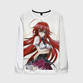 Мужской свитшот 3D с принтом HIGH SCHOOL DxD | СТАРШАЯ ШКОЛА DxD в городе Новоалтайск, 100% полиэстер с мягким внутренним слоем | круглый вырез горловины, мягкая резинка на манжетах и поясе, свободная посадка по фигуре | Тематика изображения на принте: high | school | азазель | ангел | аниме | демоны | иссэе | иссэй | клан гремори | манга | монстры | ранобэ | риас | хёдо
