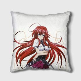 Подушка 3D с принтом HIGH SCHOOL DxD | СТАРШАЯ ШКОЛА DxD в городе Новоалтайск, наволочка – 100% полиэстер, наполнитель – холлофайбер (легкий наполнитель, не вызывает аллергию). | состоит из подушки и наволочки. Наволочка на молнии, легко снимается для стирки | high | school | азазель | ангел | аниме | демоны | иссэе | иссэй | клан гремори | манга | монстры | ранобэ | риас | хёдо