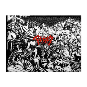 Обложка для студенческого билета с принтом BERSERK | БЕРСЕРК в городе Новоалтайск, натуральная кожа | Размер: 11*8 см; Печать на всей внешней стороне | Тематика изображения на принте: anime | berserk | heroes | knight | manga | аниме | берсерк | герои | манга | рыцарь