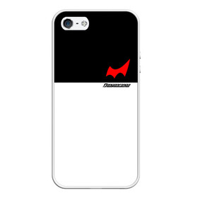 Чехол для iPhone 5/5S матовый с принтом MONOKUMA SCHOOL ФОРМА в городе Новоалтайск, Силикон | Область печати: задняя сторона чехла, без боковых панелей | anime | bear | black  white | danganronpa | kurokuma | monodam | monokuma | monomi | monotaro | pink | rabbit | school | shirokuma | аниме | главарь | мoноми | монокума | черно белый | школа