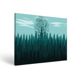 Холст прямоугольный с принтом Firewatch в городе Новоалтайск, 100% ПВХ |  | campo santo | firewatch | арт | вечер | вид | горы | закат | игра | лес | озеро | олень | пейзаж | пожарный дозор | солнце | холмы