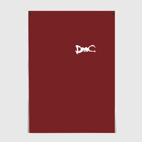 Постер с принтом DEVIL MAY CRY (НА СПИНЕ) в городе Новоалтайск, 100% бумага
 | бумага, плотность 150 мг. Матовая, но за счет высокого коэффициента гладкости имеет небольшой блеск и дает на свету блики, но в отличии от глянцевой бумаги не покрыта лаком | dante | devil may cry | devil may cry 5 | dmc | game | hell | play | sword | ад | данте | игры | компьютерные игры 2019 | меч