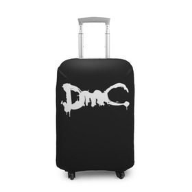 Чехол для чемодана 3D с принтом DEVIL MAY CRY в городе Новоалтайск, 86% полиэфир, 14% спандекс | двустороннее нанесение принта, прорези для ручек и колес | dante | devil may cry | devil may cry 5 | dmc | game | hell | play | sword | ад | данте | игры | компьютерные игры 2019 | меч