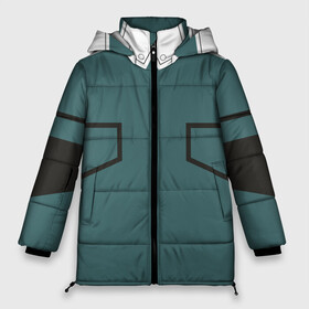 Женская зимняя куртка Oversize с принтом MHA IZUKU MIDORIYA | МОЯ ГЕРОЙСКАЯ АКАДЕМИЯ в городе Новоалтайск, верх — 100% полиэстер; подкладка — 100% полиэстер; утеплитель — 100% полиэстер | длина ниже бедра, силуэт Оверсайз. Есть воротник-стойка, отстегивающийся капюшон и ветрозащитная планка. 

Боковые карманы с листочкой на кнопках и внутренний карман на молнии | anime | bakugou | form | heroes | katsuki | manga | my hero academia | аниме | броня | герои | костюм | манга | моя геройская академия