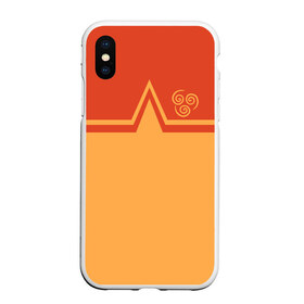 Чехол для iPhone XS Max матовый с принтом AVATAR - AANG в городе Новоалтайск, Силикон | Область печати: задняя сторона чехла, без боковых панелей | Тематика изображения на принте: anime | avatar | heroes | manga | аватар | аниме | герои | манга