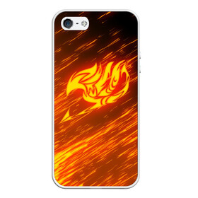 Чехол для iPhone 5/5S матовый с принтом FAIRY TAIL NATSU DRAGNEEL ХВОСТ ФЕИ в городе Новоалтайск, Силикон | Область печати: задняя сторона чехла, без боковых панелей | Тематика изображения на принте: fairy tail | фейри теил | хвост феи