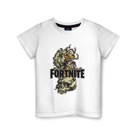 Детская футболка хлопок с принтом Fortnite Fan Art в городе Новоалтайск, 100% хлопок | круглый вырез горловины, полуприлегающий силуэт, длина до линии бедер | fortnite | save | the | world | битва | борьба | выживани | зомби | королевская | монстры | симулятора | фортнайт