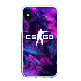 Чехол для iPhone XS Max матовый с принтом CS GO HYPER BEAST LANDSCAPE в городе Новоалтайск, Силикон | Область печати: задняя сторона чехла, без боковых панелей | action | astralis | awp | counter strike | cs go | cs go global offensive | cybersport | game | gamer | hyper beast | shooter | skin | team liquid | киберспорт | оружие | скины