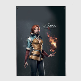 Постер с принтом The Witcher 3 в городе Новоалтайск, 100% бумага
 | бумага, плотность 150 мг. Матовая, но за счет высокого коэффициента гладкости имеет небольшой блеск и дает на свету блики, но в отличии от глянцевой бумаги не покрыта лаком | wild hunt | witcher | арбалет | ведьмак 3 | геральт | дикая | магия | охота | сказка | сфера | фэнтези | цири