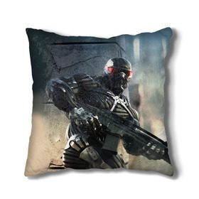 Подушка 3D с принтом Crysis в городе Новоалтайск, наволочка – 100% полиэстер, наполнитель – холлофайбер (легкий наполнитель, не вызывает аллергию). | состоит из подушки и наволочки. Наволочка на молнии, легко снимается для стирки | crysis | warhead | wars | гамма | инопланетян | кризис | лазер | наногранаты | нанокостюм | оружия | прицел | экзоскелет