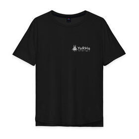 Мужская футболка хлопок Oversize с принтом Yorha Unit 9 Type S shirt в городе Новоалтайск, 100% хлопок | свободный крой, круглый ворот, “спинка” длиннее передней части | nier_automata