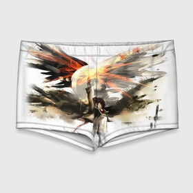 Мужские купальные плавки 3D с принтом Attack on titan art в городе Новоалтайск, Полиэстер 85%, Спандекс 15% |  | attack | titan | аккерман | арлерт | армин | атака | гуманоид | йегер | манга | микаса | монстры | мутант | титанов | эрен