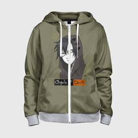 Детская толстовка 3D на молнии с принтом Angels of death в городе Новоалтайск, 100% полиэстер |  манжеты и пояс оформлены широкой мягкой резинкой, двухслойный капюшон со шнурком для регулировки, спереди карманы и застежка-молния
 | Тематика изображения на принте: angel of death | satsuriku no tenshi | ангел кровопролития | зак | рейчел гарднер