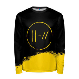 Мужской лонгслив 3D с принтом TWENTY ONE PILOTS TOP в городе Новоалтайск, 100% полиэстер | длинные рукава, круглый вырез горловины, полуприлегающий силуэт | 21 pilots | 21p | music | rock | top | trench | twenty one pilots | группа | музыка | рок