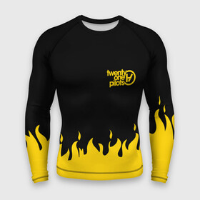 Мужской рашгард 3D с принтом TWENTY ONE PILOTS | 21 PILOTS | TOP в городе Новоалтайск,  |  | 21 pilots | 21p | music | rock | top | trench | twenty one pilots | группа | музыка | рок