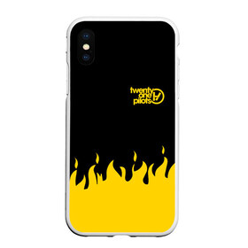 Чехол для iPhone XS Max матовый с принтом TWENTY ONE PILOTS TOP в городе Новоалтайск, Силикон | Область печати: задняя сторона чехла, без боковых панелей | 21 pilots | 21p | music | rock | top | trench | twenty one pilots | группа | музыка | рок