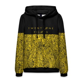 Мужская толстовка 3D с принтом TWENTY ONE PILOTS   TOP в городе Новоалтайск, 100% полиэстер | двухслойный капюшон со шнурком для регулировки, мягкие манжеты на рукавах и по низу толстовки, спереди карман-кенгуру с мягким внутренним слоем. | 21 pilots | 21p | music | rock | top | trench | twenty one pilots | группа | музыка | рок