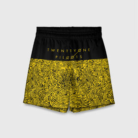 Детские спортивные шорты 3D с принтом TWENTY ONE PILOTS TOP в городе Новоалтайск,  100% полиэстер
 | пояс оформлен широкой мягкой резинкой, ткань тянется
 | Тематика изображения на принте: 21 pilots | 21p | music | rock | top | trench | twenty one pilots | группа | музыка | рок