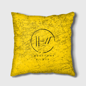 Подушка 3D с принтом TWENTY ONE PILOTS | 21 PILOTS | TOP в городе Новоалтайск, наволочка – 100% полиэстер, наполнитель – холлофайбер (легкий наполнитель, не вызывает аллергию). | состоит из подушки и наволочки. Наволочка на молнии, легко снимается для стирки | 21 pilots | 21p | music | rock | top | trench | twenty one pilots | группа | музыка | рок