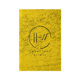 Обложка для паспорта матовая кожа с принтом TWENTY ONE PILOTS | 21 PILOTS | TOP в городе Новоалтайск, натуральная матовая кожа | размер 19,3 х 13,7 см; прозрачные пластиковые крепления | 21 pilots | 21p | music | rock | top | trench | twenty one pilots | группа | музыка | рок