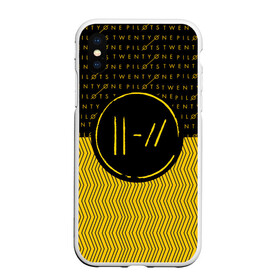 Чехол для iPhone XS Max матовый с принтом TWENTY ONE PILOTS TOP в городе Новоалтайск, Силикон | Область печати: задняя сторона чехла, без боковых панелей | 21 pilots | 21p | music | rock | top | trench | twenty one pilots | группа | музыка | рок