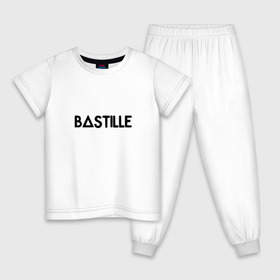Детская пижама хлопок с принтом BASTILLE в городе Новоалтайск, 100% хлопок |  брюки и футболка прямого кроя, без карманов, на брюках мягкая резинка на поясе и по низу штанин
 | 
