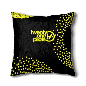Подушка 3D с принтом TWENTY ONE PILOTS в городе Новоалтайск, наволочка – 100% полиэстер, наполнитель – холлофайбер (легкий наполнитель, не вызывает аллергию). | состоит из подушки и наволочки. Наволочка на молнии, легко снимается для стирки | josh dun | twenty one pilots | tyler joseph | музыка