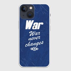Чехол для iPhone 13 mini с принтом WAR NEVER CHANGES в городе Новоалтайск,  |  | 101 | 111 | 76 | atom cats | bethesda | brotherhood of steel | fallout | nuka cola | outcast | tunnel snakes | vault | war | братство стали | бункер | война | убежище | фолаут | фоллаут | ядеркола