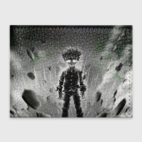 Обложка для студенческого билета с принтом Mob Psycho в городе Новоалтайск, натуральная кожа | Размер: 11*8 см; Печать на всей внешней стороне | anime | mob psycho 100 | shigeo kageyama | аниме | моб психо 100