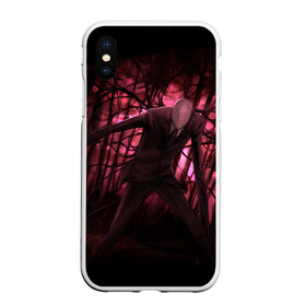 Чехол для iPhone XS Max матовый с принтом Slender (2) в городе Новоалтайск, Силикон | Область печати: задняя сторона чехла, без боковых панелей | Тематика изображения на принте: cry | game | horror | man | slender | игра | приведения | слендер | ужас | хоррор