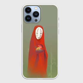 Чехол для iPhone 13 Pro Max с принтом Каонаси с петухом в городе Новоалтайск,  |  | Тематика изображения на принте: spirited away | аниме | безликий | унесённые призраками | хаяо миядзаки