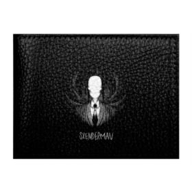 Обложка для студенческого билета с принтом SLENDER MAN в городе Новоалтайск, натуральная кожа | Размер: 11*8 см; Печать на всей внешней стороне | horror | slender | slender the arrival | slenderman | монстры | ночь | фантастика