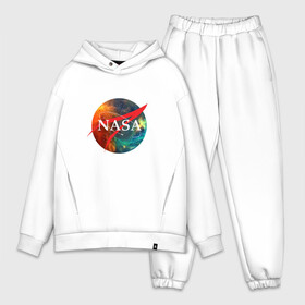 Мужской костюм хлопок OVERSIZE с принтом Nasa Space в городе Новоалтайск,  |  | америка | астронавт | звезды | космонавт | космос | логотип | наса | сша