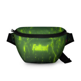 Поясная сумка 3D с принтом FALLOUT RADSTORM в городе Новоалтайск, 100% полиэстер | плотная ткань, ремень с регулируемой длиной, внутри несколько карманов для мелочей, основное отделение и карман с обратной стороны сумки застегиваются на молнию | 101 | 111 | 76 | atom cats | bethesda | brotherhood of steel | fallout | nuka cola | outcast | tunnel snakes | vault | war | братство стали | бункер | война | убежище | фолаут | фоллаут | ядеркола