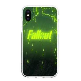 Чехол для iPhone XS Max матовый с принтом FALLOUT RADSTORM в городе Новоалтайск, Силикон | Область печати: задняя сторона чехла, без боковых панелей | 101 | 111 | 76 | atom cats | bethesda | brotherhood of steel | fallout | nuka cola | outcast | tunnel snakes | vault | war | братство стали | бункер | война | убежище | фолаут | фоллаут | ядеркола