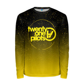 Мужской лонгслив 3D с принтом TWENTY ONE PILOTS TOP в городе Новоалтайск, 100% полиэстер | длинные рукава, круглый вырез горловины, полуприлегающий силуэт | Тематика изображения на принте: 21 pilots | 21p | galaxy | music | rock | space | star | top | trench | twenty one pilots | галактика | группа | звезды | космос | музыка | рок