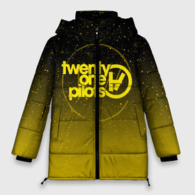 Женская зимняя куртка 3D с принтом TWENTY ONE PILOTS TOP в городе Новоалтайск, верх — 100% полиэстер; подкладка — 100% полиэстер; утеплитель — 100% полиэстер | длина ниже бедра, силуэт Оверсайз. Есть воротник-стойка, отстегивающийся капюшон и ветрозащитная планка. 

Боковые карманы с листочкой на кнопках и внутренний карман на молнии | 21 pilots | 21p | galaxy | music | rock | space | star | top | trench | twenty one pilots | галактика | группа | звезды | космос | музыка | рок