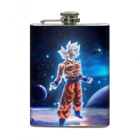 Фляга с принтом Dragon Ball в городе Новоалтайск, металлический корпус | емкость 0,22 л, размер 125 х 94 мм. Виниловая наклейка запечатывается полностью | anime | dragon ball | аниме | гоку | драгон бол | дракона жемчуг