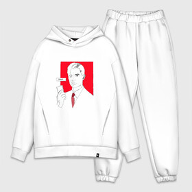 Мужской костюм хлопок OVERSIZE с принтом Diane в городе Новоалтайск,  |  | 90 е | diane | fbi | агент фбр | артхаус | бадаламенти | даян | купер | линч | совы не то чем кажутся | твин пикс