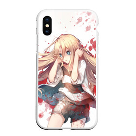 Чехол для iPhone XS Max матовый с принтом Ангел кровопролития в городе Новоалтайск, Силикон | Область печати: задняя сторона чехла, без боковых панелей | angels of death | anime | satsuriku no tenshi | ангел кровопролития | аниме