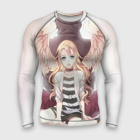 Мужской рашгард 3D с принтом Рейчел ангел в городе Новоалтайск,  |  | angels of death | anime | satsuriku no tenshi | ангел кровопролития | аниме