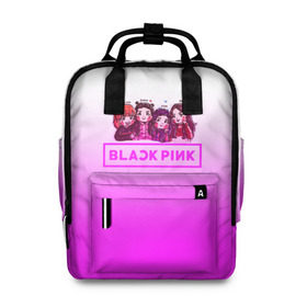 Женский рюкзак 3D с принтом BLACKPINK в городе Новоалтайск, 100% полиэстер | лямки с регулируемой длиной, сверху ручки, чтобы рюкзак нести как сумку. Основное отделение закрывается на молнию, как и внешний карман. Внутри два дополнительных кармана, один из которых закрывается на молнию. По бокам два дополнительных кармашка, куда поместится маленькая бутылочка
 | blackpink | k pop | блэк пинк | дженни | джису | лис | розэ