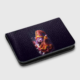 Картхолдер с принтом с принтом Lulu (League of Legends) в городе Новоалтайск, натуральная матовая кожа | размер 7,3 х 10 см; кардхолдер имеет 4 кармана для карт; | league | legends | lol | зверь | клык | легенд | лига | маг | монстр | сказка | фентези | шляпа