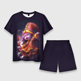 Мужской костюм с шортами 3D с принтом Lulu (League of Legends) в городе Новоалтайск,  |  | league | legends | lol | зверь | клык | легенд | лига | маг | монстр | сказка | фентези | шляпа