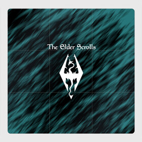 Магнитный плакат 3Х3 с принтом THE ELDER SCROLLS в городе Новоалтайск, Полимерный материал с магнитным слоем | 9 деталей размером 9*9 см | dovahkiin | fus ro dah | royal play | rpg | skyrim | tes | tes online | the elder scrolls | война | докавин | компьютерные игры | рпг