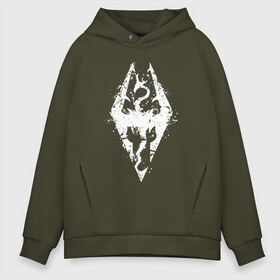 Мужское худи Oversize хлопок с принтом THE ELDER SCROLLS в городе Новоалтайск, френч-терри — 70% хлопок, 30% полиэстер. Мягкий теплый начес внутри —100% хлопок | боковые карманы, эластичные манжеты и нижняя кромка, капюшон на магнитной кнопке | dovahkiin | dragonborn | fus ro dah | royal play | rpg | skyrim | tes | tes online | the elder scrolls | война | докавин | компьютерные игры | рпг