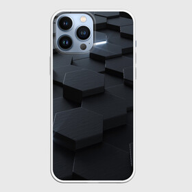 Чехол для iPhone 13 Pro Max с принтом НАНО СОТЫ в городе Новоалтайск,  |  | Тематика изображения на принте: abstract | abstraction | comb | texture | абстракция | бронь | соты | стальные соты | текстуры